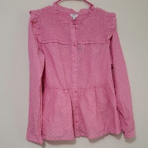 Crown & Ivy Pink Rave Fashion Top